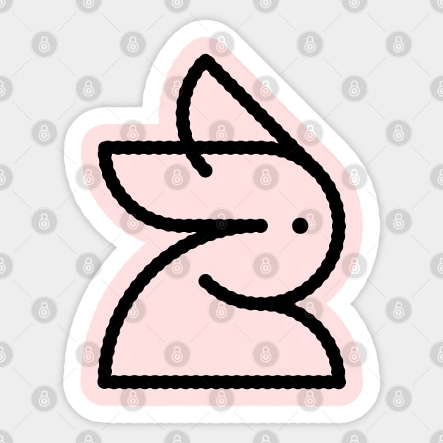 Rabbit Sticker by oksalyesilok